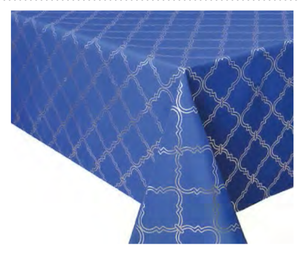 Tablecloths - Lattice Blue