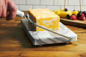 RSVP White Marble Cheese Slicer