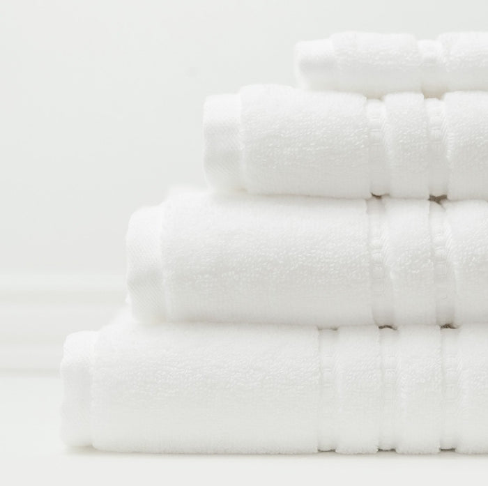 Portifino Bathroom Towels - White