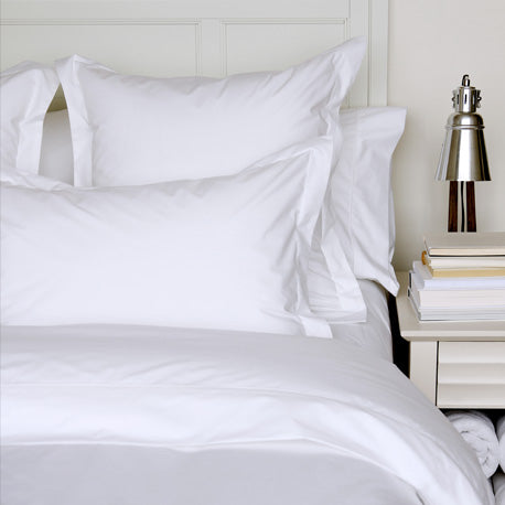 Cuddledown Percale Deluxe Fitted Sheets - White