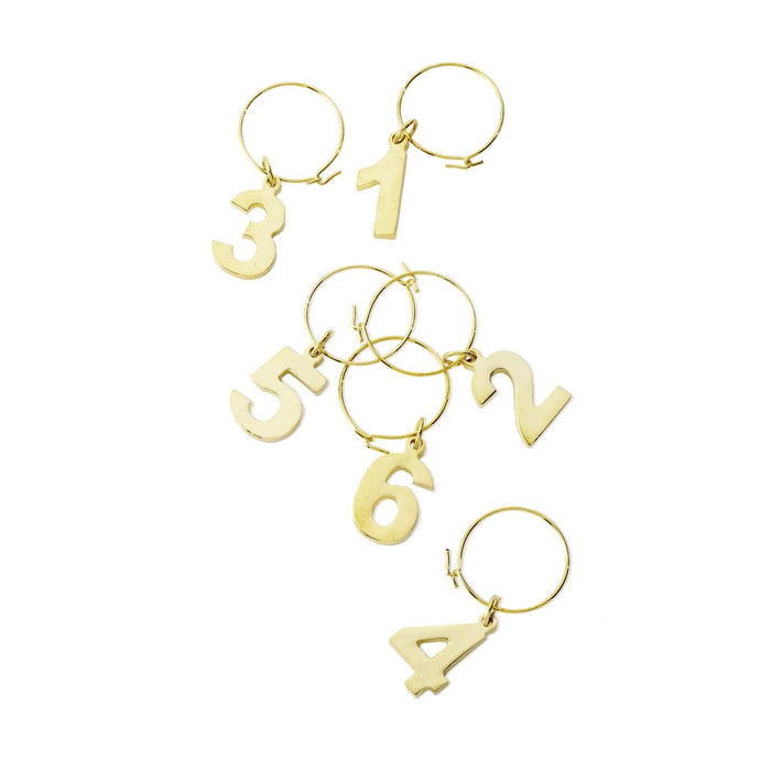 Gold Plated Wine Charms