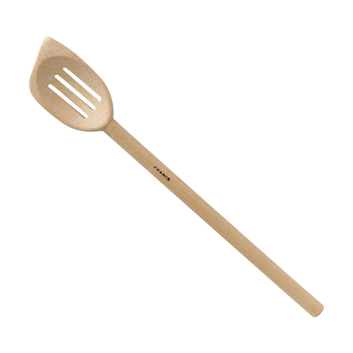 Pointed & Slotted Wood Spoon