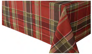 Tablecloths - Red Carro Plaid