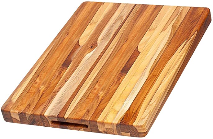 Proteak Large Cutting Board with Hand Grips 20"x15"