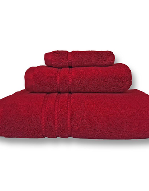 Portifino Bath Towels- Claret (Red)