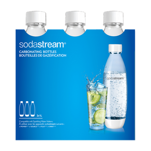 Sodastream 1L Bottle Set 3 - White