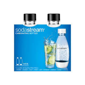 Sodastream 500ml Bottle Set 2 - Black