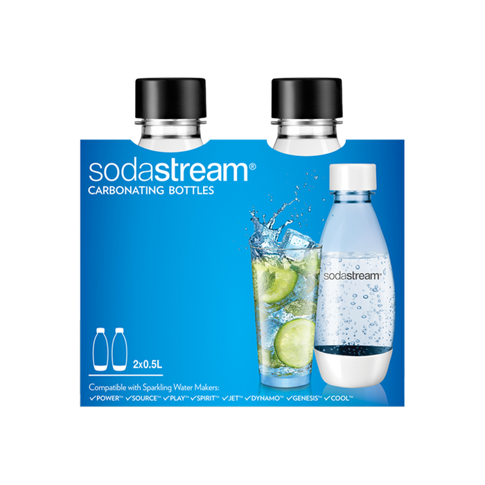 Sodastream 500ml Bottle Set 2 - Black