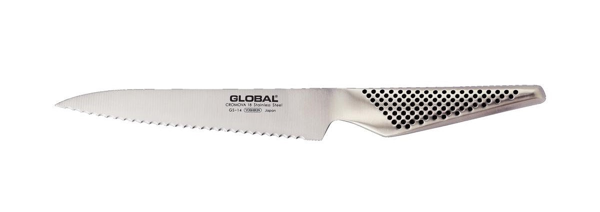 Global 6-In. Serrated Utility Knife