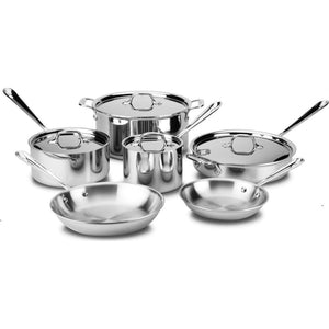 All-Clad D3 Stainless Steel 10 Piece Set