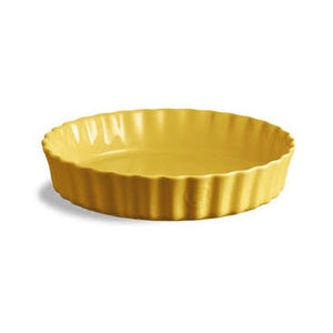 Emile Henry Deep Flan Dishes- Provence (Yellow)