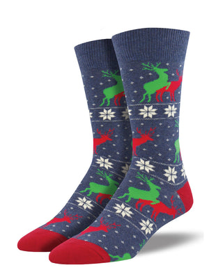 Men's Socks "Naughty Reindeer"