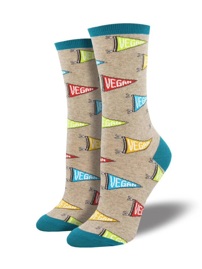Women's Socks "Let Yo' Vegan Flag Fly"