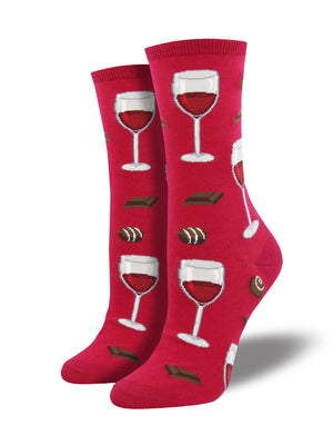 Women's Socks "Wine Down"