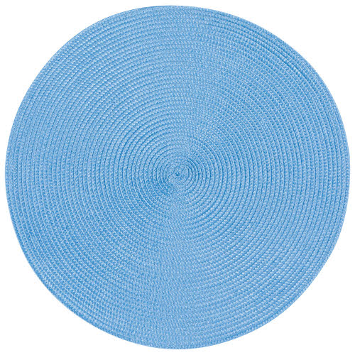 Disko Round Placemat - French Blue