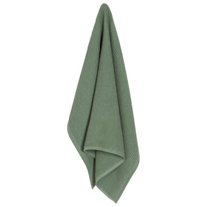Kitchen Towel Ripple - Elm Green