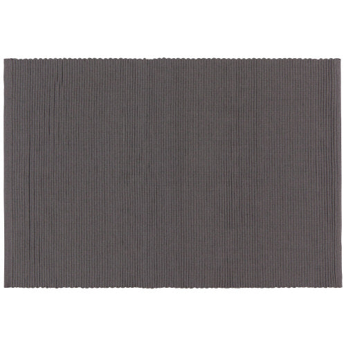 Spectrum Rectangular Cotton Placemat - Charcoal