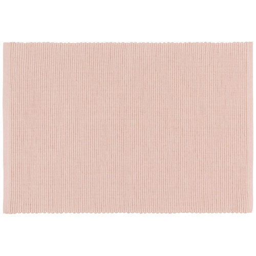Spectrum Rectangular Cotton Placemat - Shell Pink
