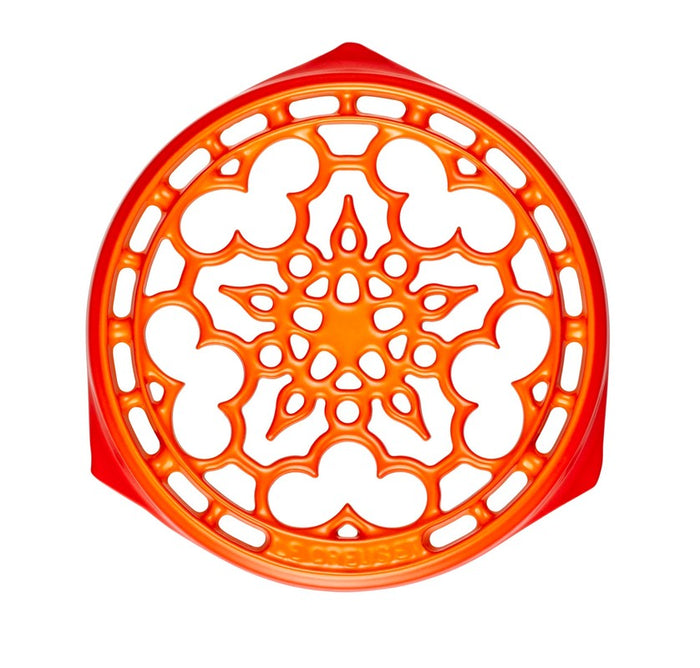Le Creuset Deluxe Round Trivets- Flame