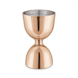 Final Touch Copper Plated Double Jigger
